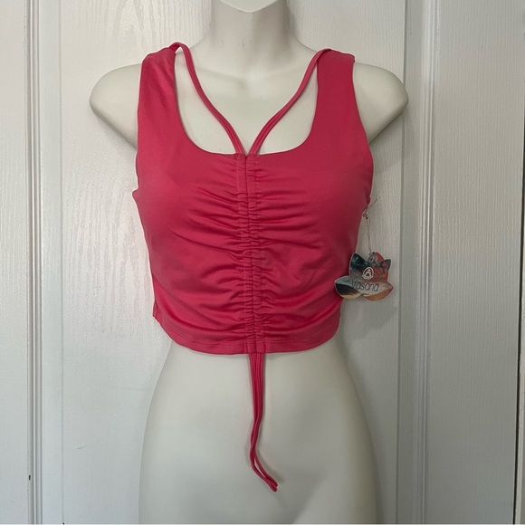 Vasana Pink Cropped Top Padded Small Women - Picture 8 of 8